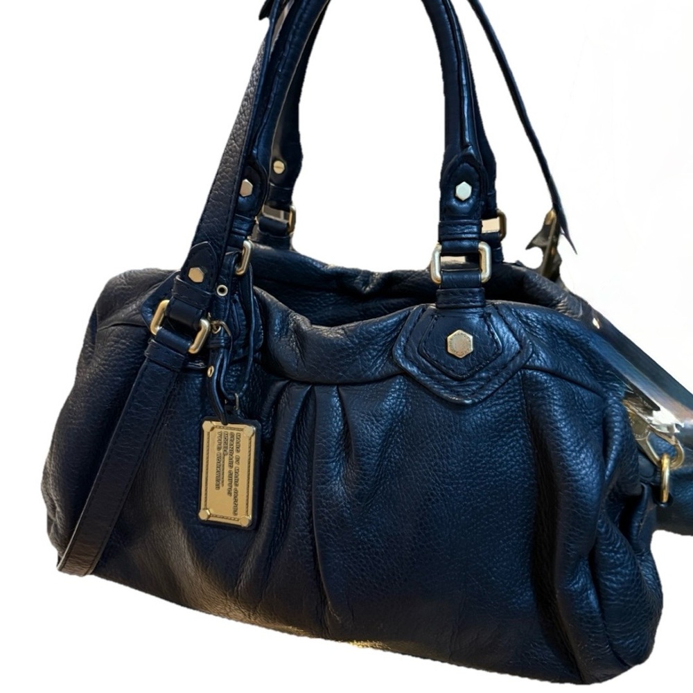 Marc by Marc Jacobs Black Leather Satchel Handbag